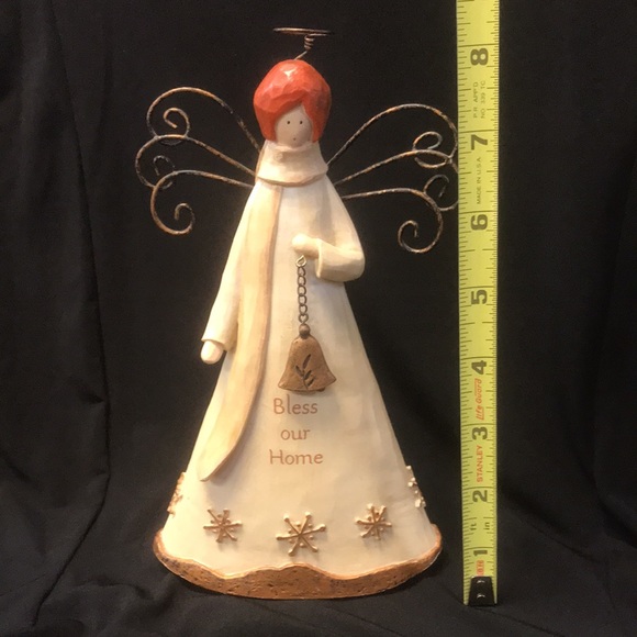 Russ Berrie & Co. Glitter & Gold "Bless Our Home" Angel #22557 - Picture 7 of 8